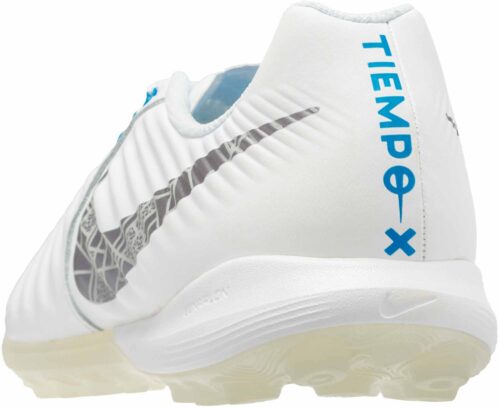 Nike Tiempo LegendX 7 Pro TF – White/Metallic Cool Grey/Blue Hero