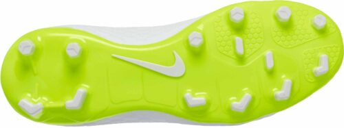 Nike Hypervenom Phantom III Academy DF FG – Youth – White/Metallic Cool Grey/Volt