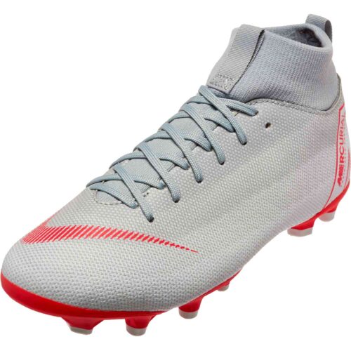 Youth Nike Mercurial Superfly 6 Academy MG – Wolf Grey/Light Crimson/Pure Platinum