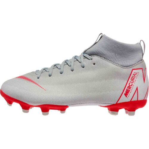 Youth Nike Mercurial Superfly 6 Academy MG – Wolf Grey/Light Crimson/Pure Platinum