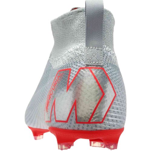 Nike Mercurial Superfly 6 Elite FG – Youth – Wolf Grey/Light Crimson/Pure Platinum
