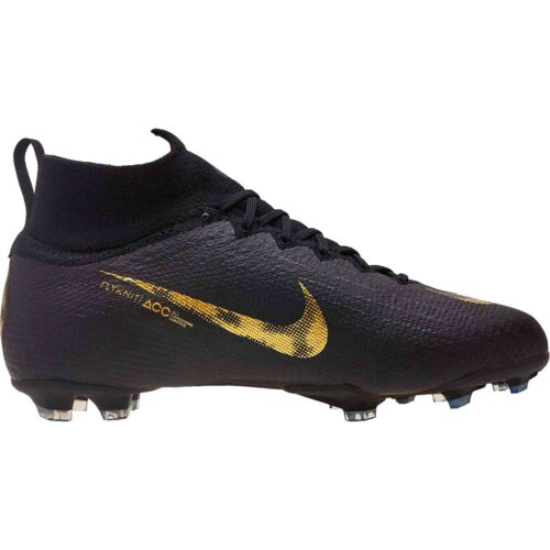 Kids Nike Mercurial Superfly 6 Elite FG – Black Lux