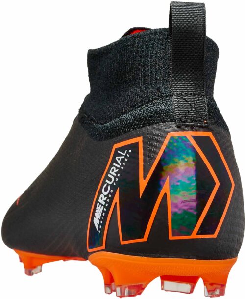 Nike Kids Superfly 6 Elite FG – Black/Total Orange