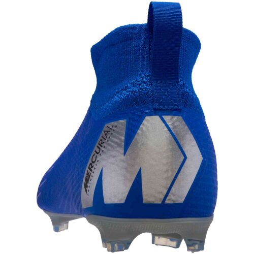 Nike Mercurial Superfly 6 Elite FG – Youth – Racer Blue/Metallic Silver/Black/Volt