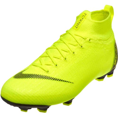 Nike Mercurial Superfly 6 Elite FG – Youth – Volt/Black