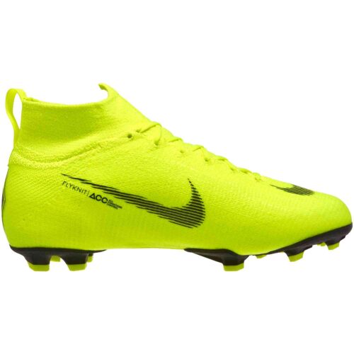 Nike Mercurial Superfly 6 Elite FG – Youth – Volt/Black