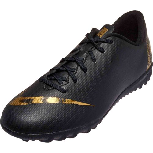 Kids Nike Mercurial Vapor 12 Academy TF – Black Lux