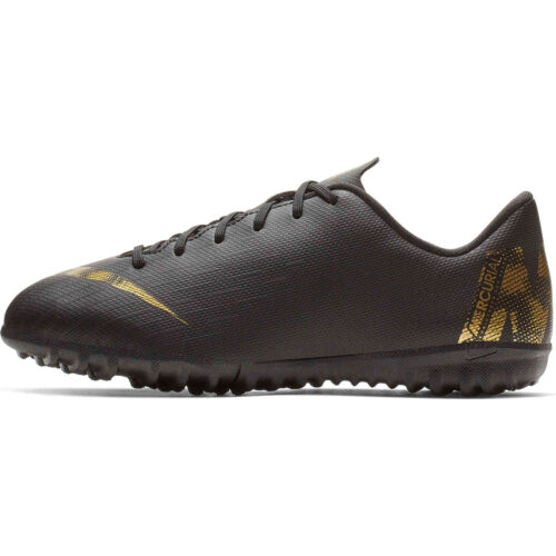 Kids Nike Mercurial Vapor 12 Academy TF – Black Lux