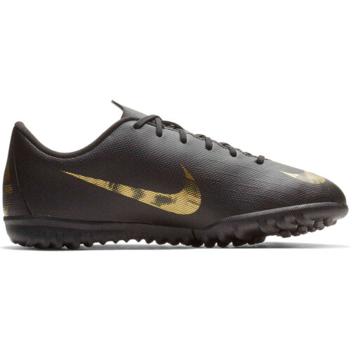 Kids Nike Mercurial Vapor 12 Academy TF - Black Lux - SoccerPro