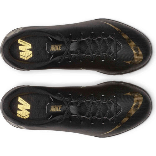 Kids Nike Mercurial Vapor 12 Academy TF – Black Lux