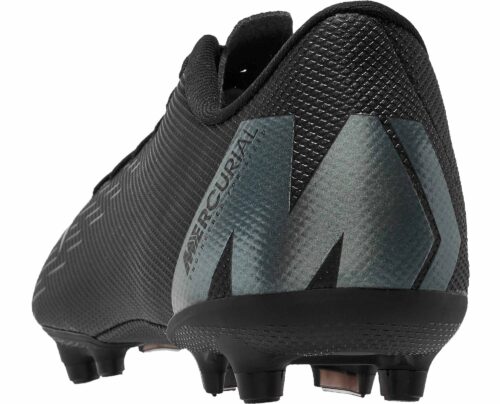 Nike Mercurial Vapor 12 Academy MG - Youth - Black/Black - SoccerPro