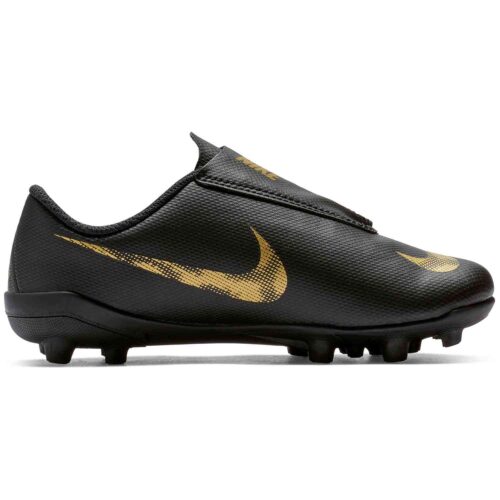 Kids Nike Velcro Mercurial Vapor 12 Club MG – Black Lux