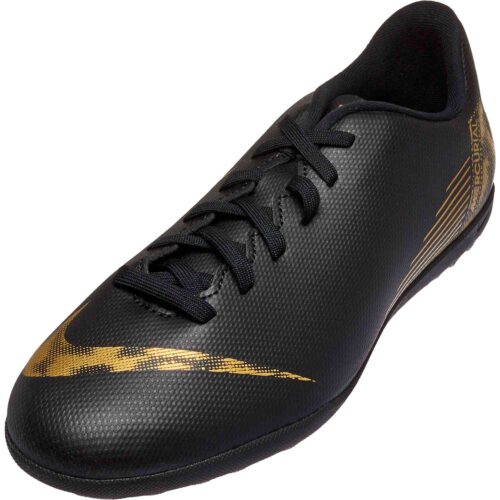 Kids Nike Mercurial Vapor 12 Club TF – Black Lux