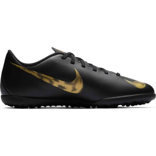 Kids Nike Mercurial Vapor 12 Club TF – Black Lux