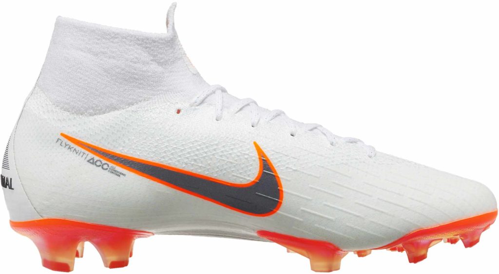 nike mercurial superfly orange and white