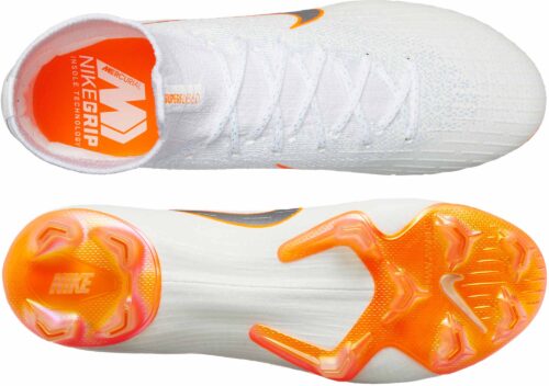 Nike Mercurial Superfly 6 Elite FG – White/Total Orange