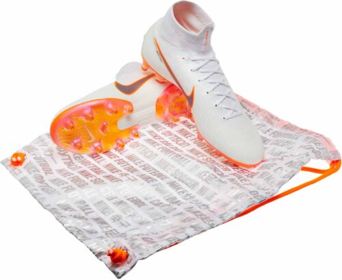 Nike Mercurial Superfly 6 Elite AG – Pro – White/Total Orange