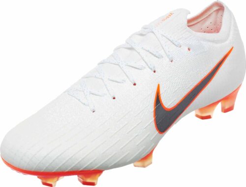 Nike Mercurial Vapor 12 Elite FG – White/Total Orange