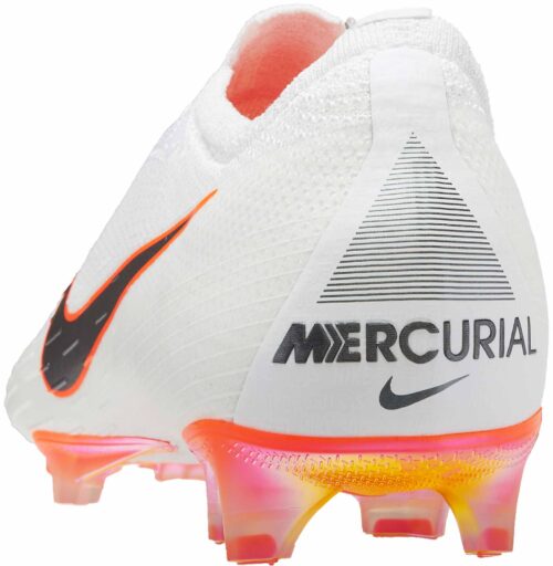 Nike Mercurial Vapor 12 Elite FG – White/Total Orange