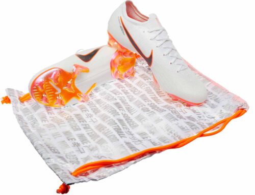 Nike Mercurial Vapor 12 Elite FG – White/Total Orange