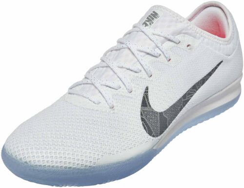 Nike VaporX 12 Pro IC – White/Metallic Cool Grey/Total Orange
