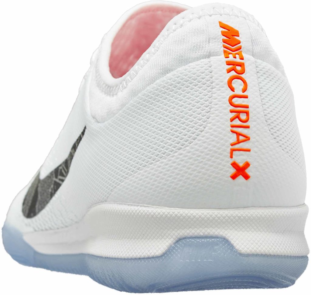 Nike VaporX 12 Pro IC - White/Metallic Cool Grey/Total Orange - SoccerPro