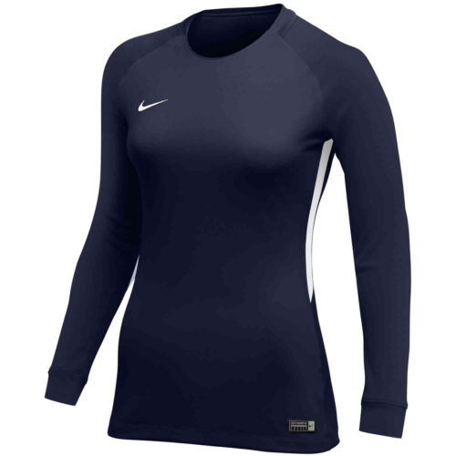 Womens Nike US Tiempo Premier L/S Jersey – College Navy