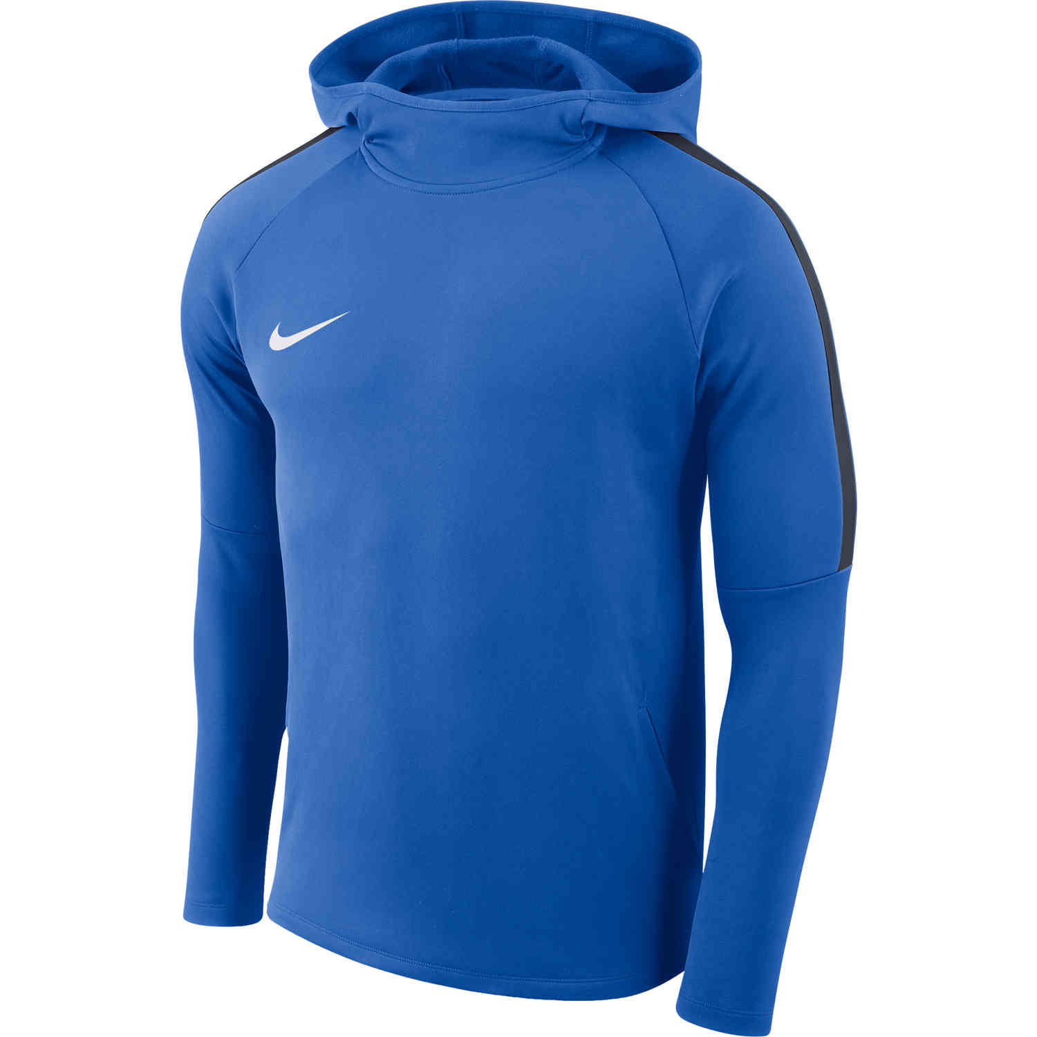 Peer Noord West voorzien Nike Academy18 Pullover Hoodie - Royal Blue - SoccerPro