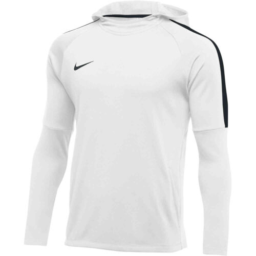 Womens Nike Academy18 Pullover Hoodie – White