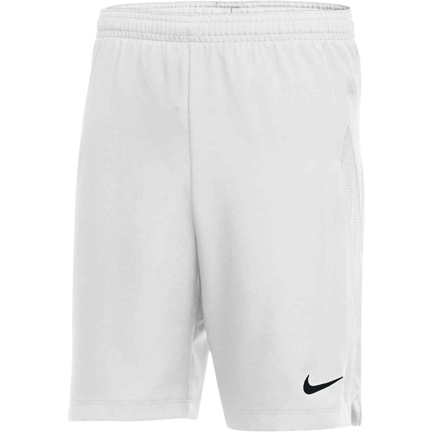 Kids Nike Woven Laser IV Shorts - White - SoccerPro