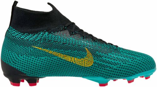 Nike Kids Mercurial Superfly 6 Elite FG – CR7 – Clear Jade/Metallic Vivid Gold