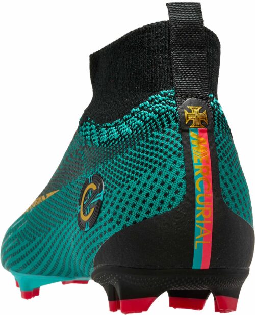 Nike Kids Mercurial Superfly 6 Elite FG – CR7 – Clear Jade/Metallic Vivid Gold