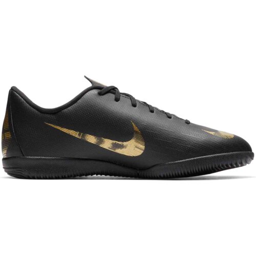 Kids Nike Mercurial Vapor 12 Academy IC – Black Lux