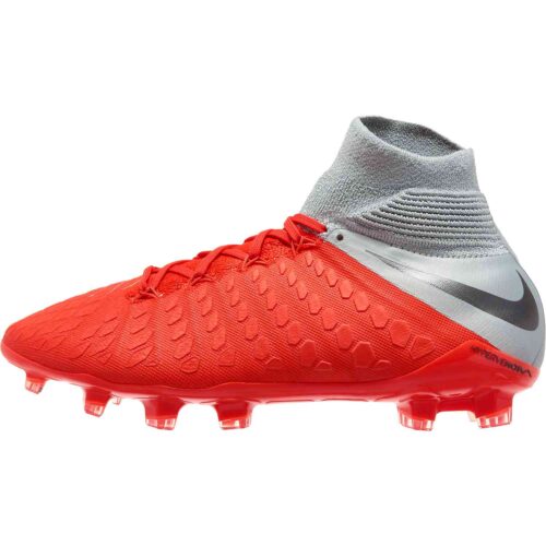 Nike Hypervenom Phantom 3 Elite DF FG – Youth – Light Crimson/Metallic Dark Grey/Wolf Grey