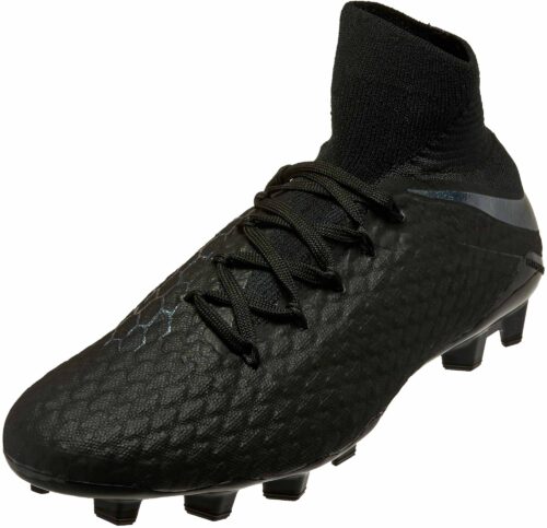 Nike Hypervenom Phantom 3 Pro DF FG – Black/Black