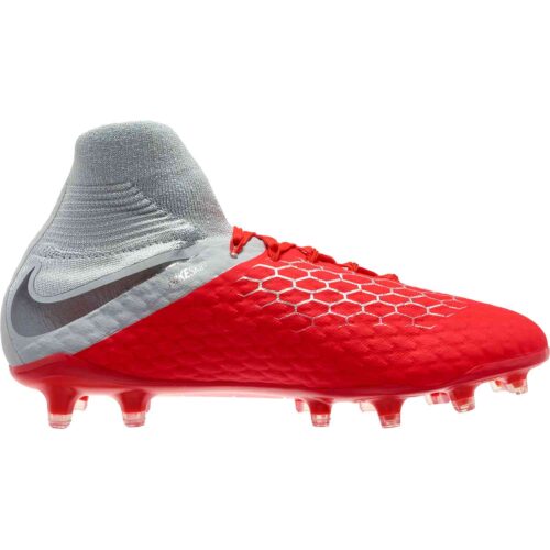 Nike Hypervenom Phantom 3 Pro DF FG – Light Crimson/Metallic Dark Grey/Wolf Grey