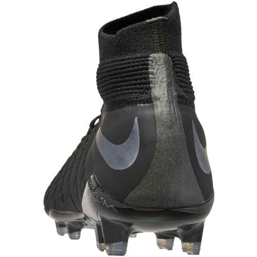 Nike Hypervenom Phantom 3 Elite DF FG – Black/Black
