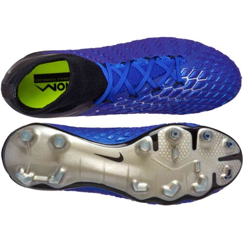 Nike Phantom 3 Elite DF FG – Racer Blue/Metallic Silver/Black/Volt