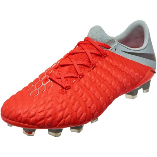 Nike Hypervenom Phantom 3 Elite FG – Light Crimson/Metallic Dark Grey/Wolf Grey