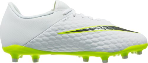 Nike Hypervenom Phantom 3 Academy FG – Youth – White/Volt