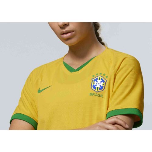 2019 Womens Nike Brazil Home Match Jersey