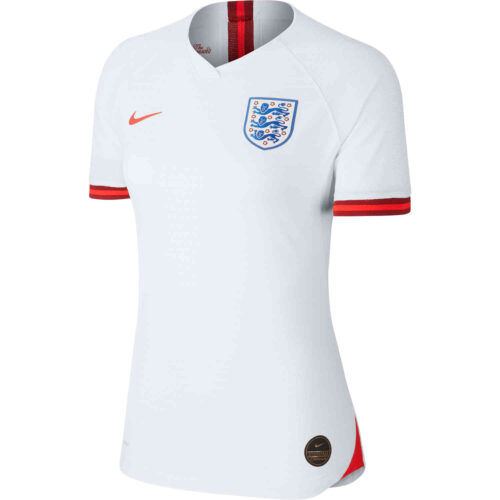 2019 Womens Nike England Home Match Jersey