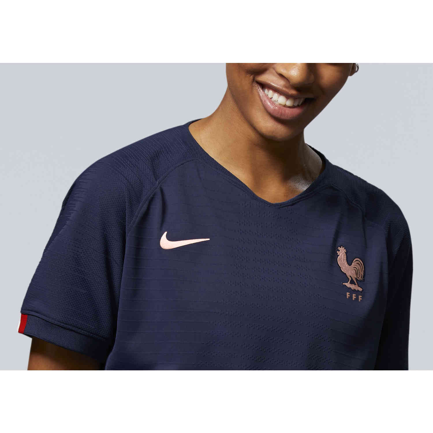 Womens Nike France Home Match Jersey - Midnight Navy/P488c - SoccerPro
