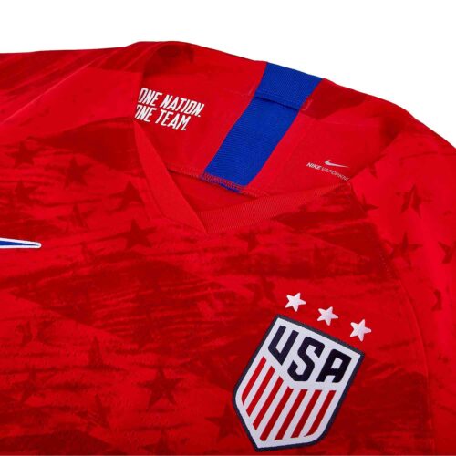 2019 Womens Nike Alex Morgan USWNT Away Match Jersey