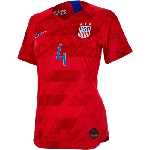 2019 Womens Nike Morgan Brian USWNT Away Match Jersey