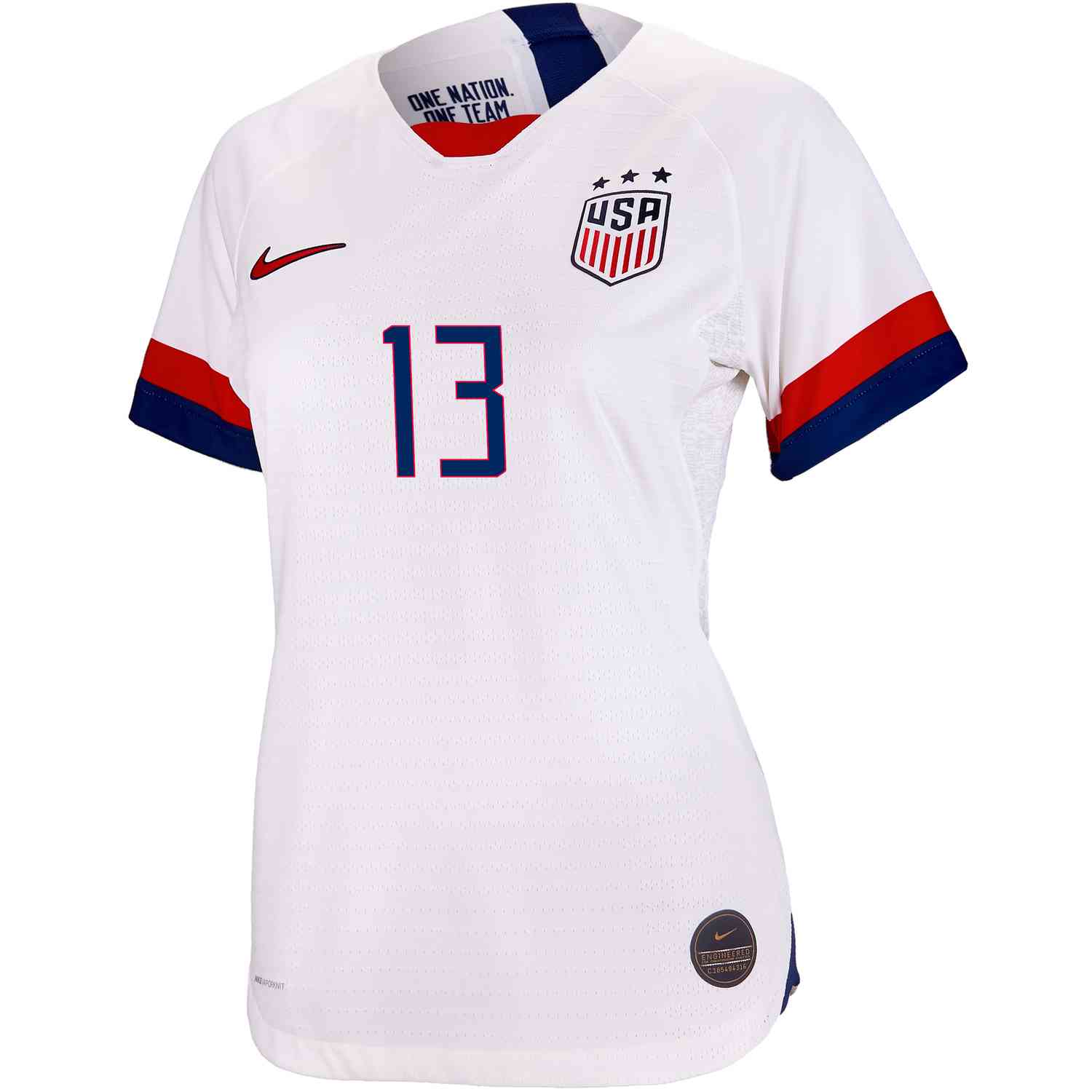 2019 Womens Nike Alex Morgan USWNT Home Match Jersey - SoccerPro