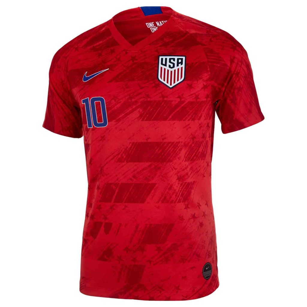 2019 Nike Christian Pulisic USMNT Away Jersey - SoccerPro