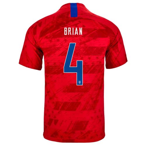 2019 Kids Nike Morgan Brian USA Away Jersey
