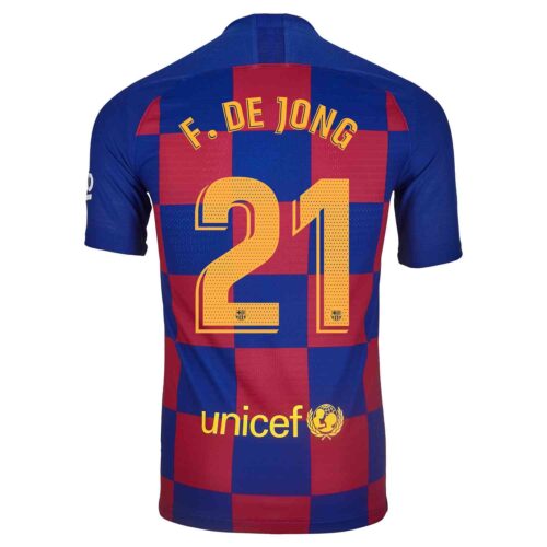 2019/20 Nike Frenkie De Jong Barcelona Home Match Jersey