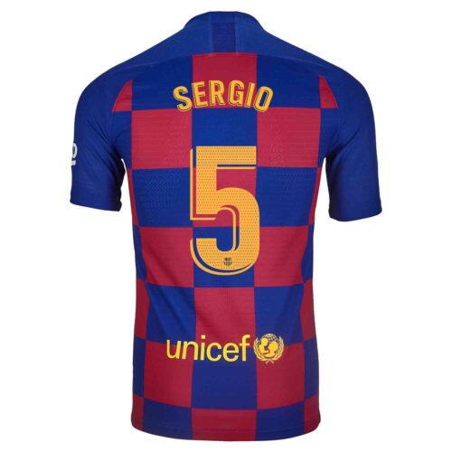 2019/20 Nike Sergio Busquets Barcelona Home Match Jersey